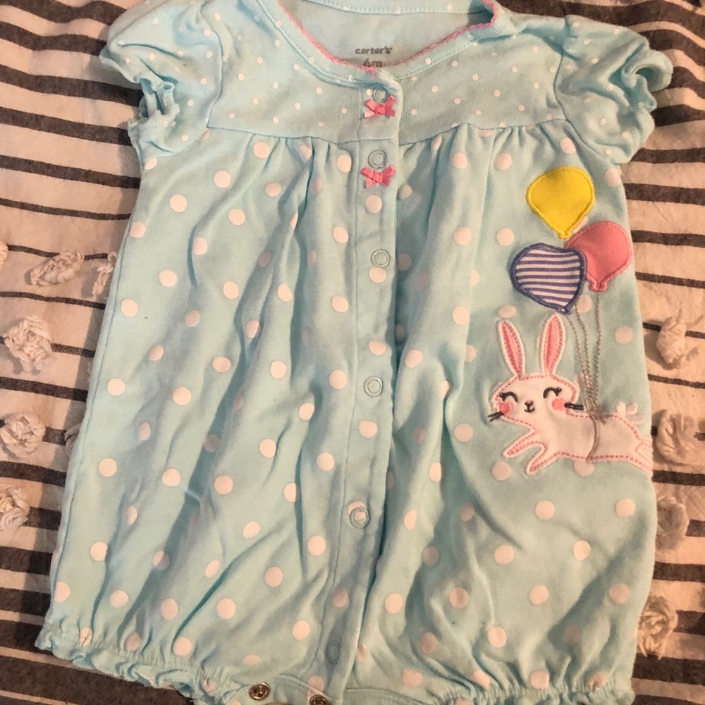 6 month bubble romper